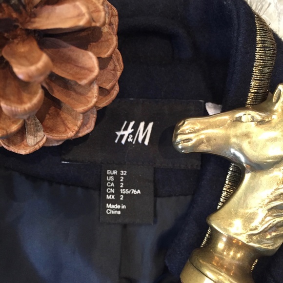 H&M Black Jacket with Gold Accents - Picture 13 of 16